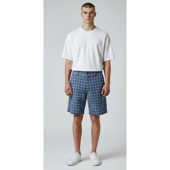 Tommy Bahamas Mens Shorts Size 33 80% Linen 20% Silk Golf Walking Vintage - Picture 1 of 12